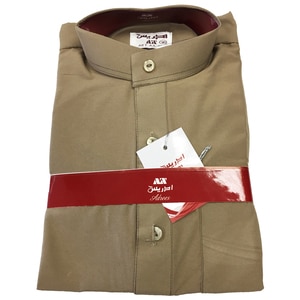 Classic Saudi  Boy Thobe Islamic Clothing in Dark Olive