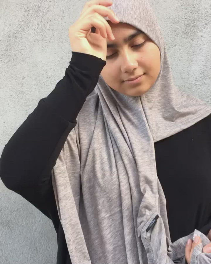 Double Loop Instant Jersey Hijab Tutorial 