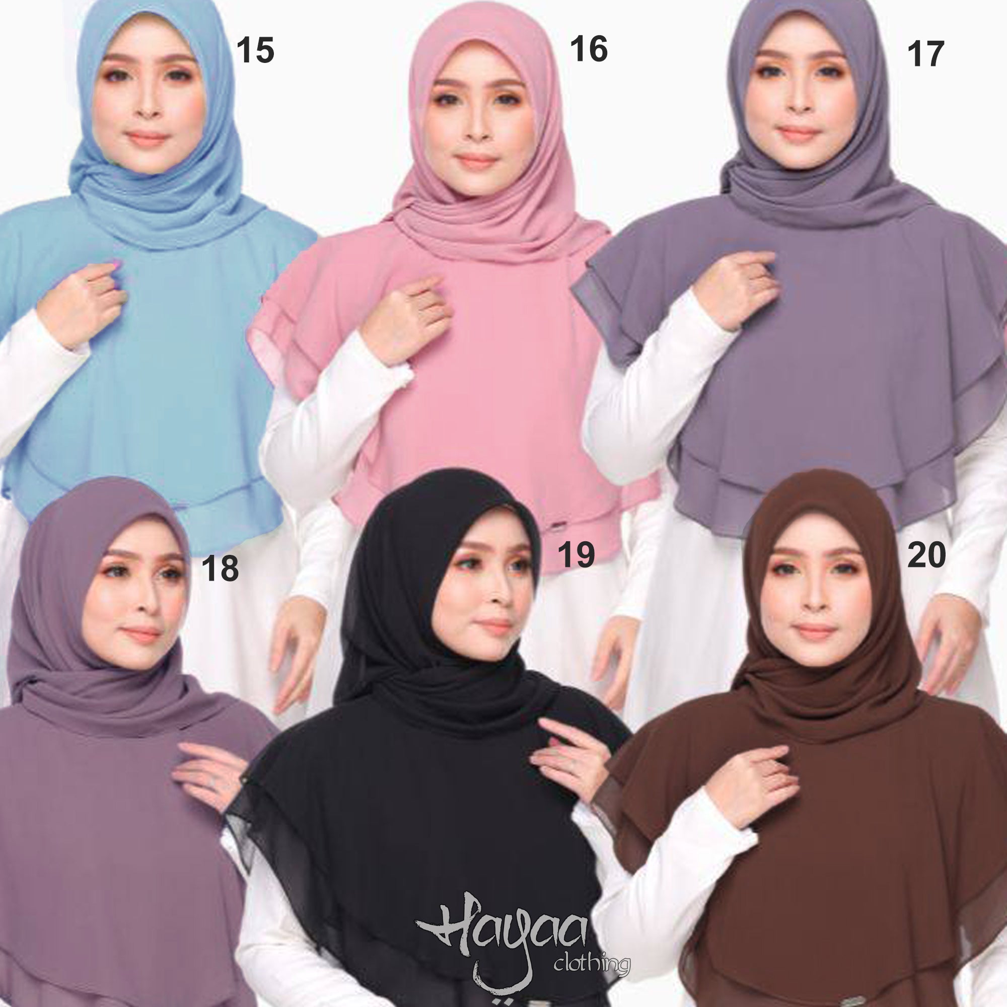 Instant Hijab Cape Kaftan with Square Hijab