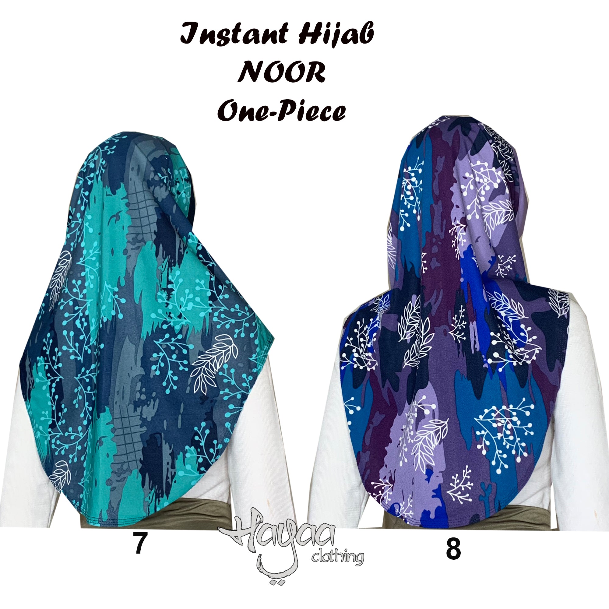 NOOR Printed one-piece Slip-on Instant 