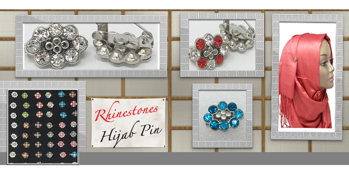 Rhinestone HIjab Pins 