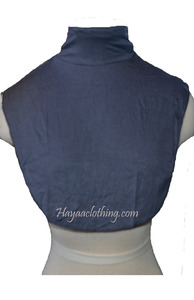 Dark Gray Muslim women neck cover 