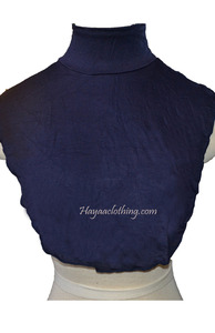Navy Muslim women neck cover 