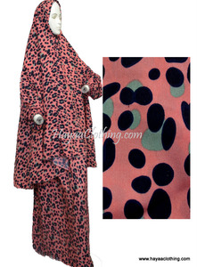 2 pc Muslim Prayer Outfit - Pink 