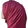 Maroon Gold Dust Jersey Hijab Islamic Clothing