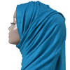 Turquoise Gold Dust Jersey Hijab Islamic Clothing