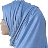 Dusty Blue Gold Dust Jersey Hijab Islamic Clothing