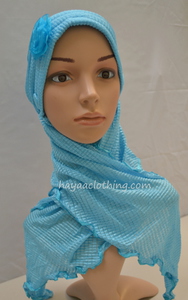 Turban Hijab Chemo Hat - Blue